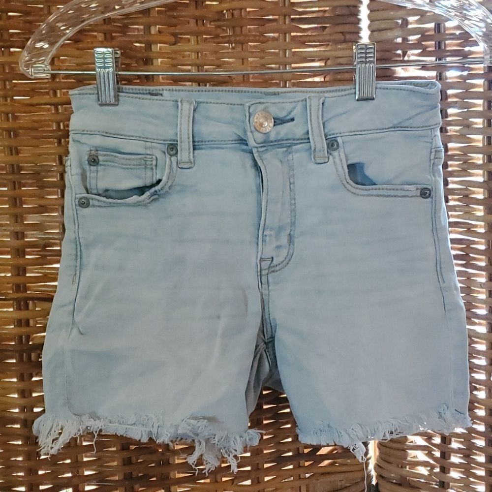 American Eagle Hi Rise Shortie Shorts 24